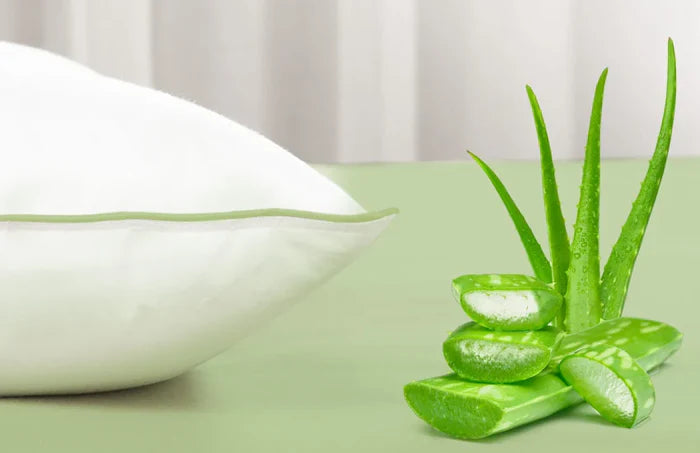 Nomierinoša sajūta miega laikā ar aloe vera.