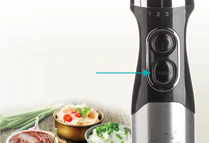 5 ātrumi + turbo funkcija.