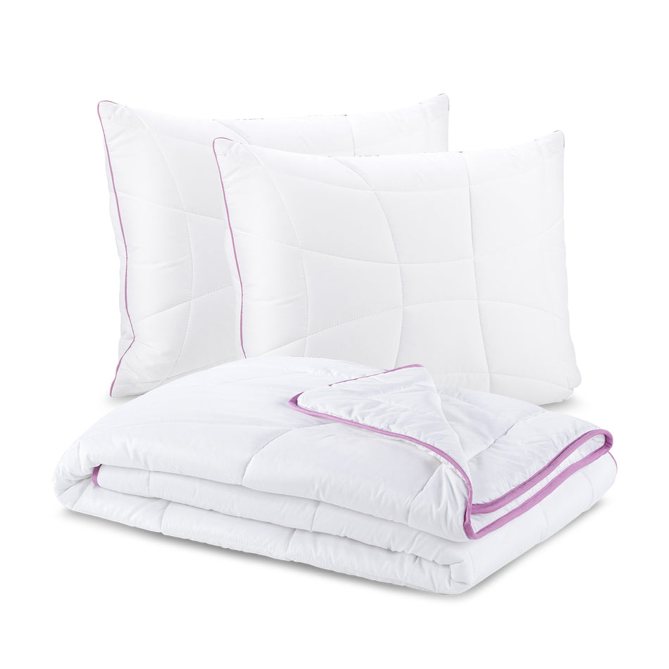 3 daļu segas un spilvenu komplekts Vitapur Lavender Provence