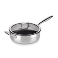 Premium sautēšanas panna ar vāku Rosmarino HexaPro – 24 cm