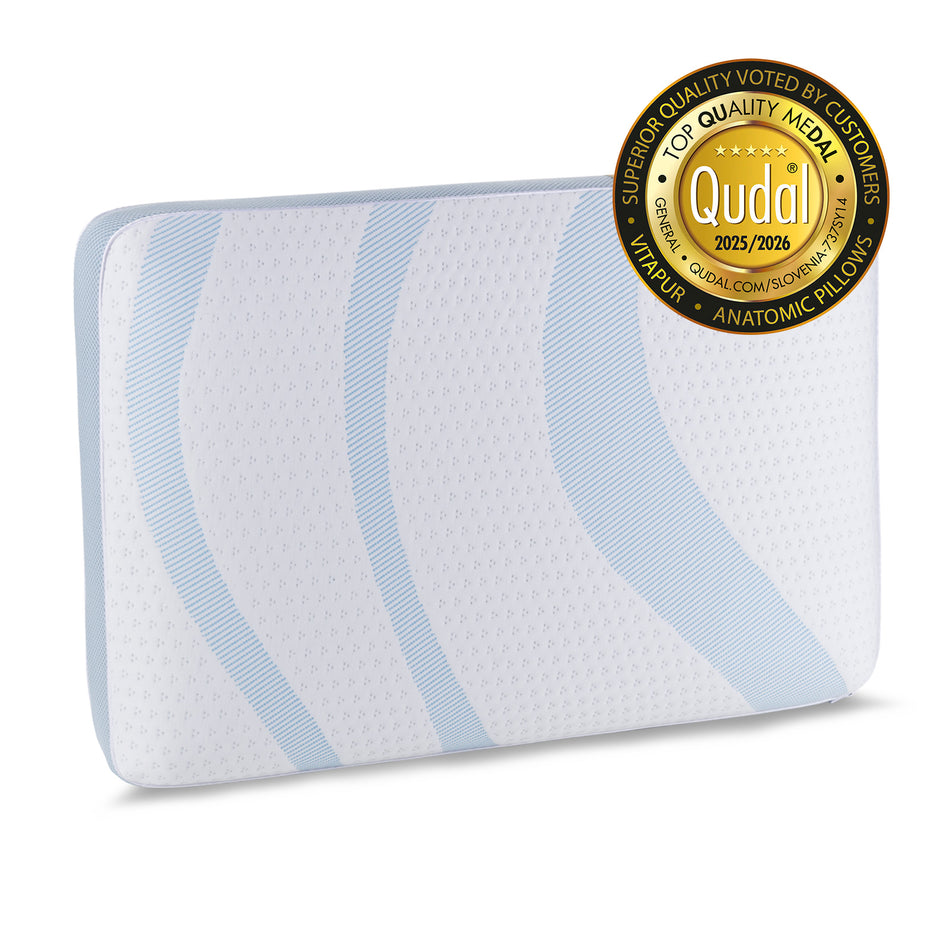 Vitapur MemoSilver Premium Fresh spilvens ar atvēsināšanas efektu, 40 x 60 cm