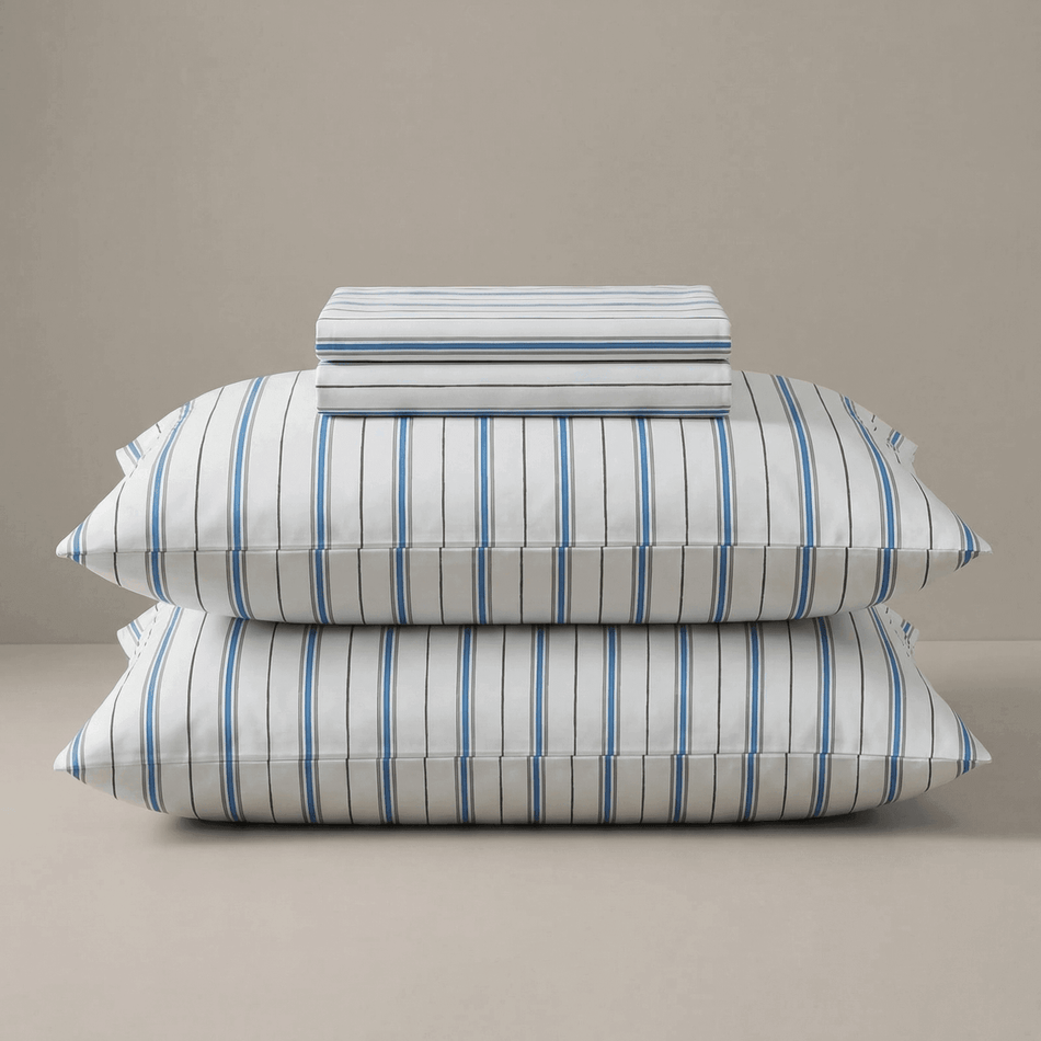 Kokvilnas satīna gultas veļa Svilanit Stripes