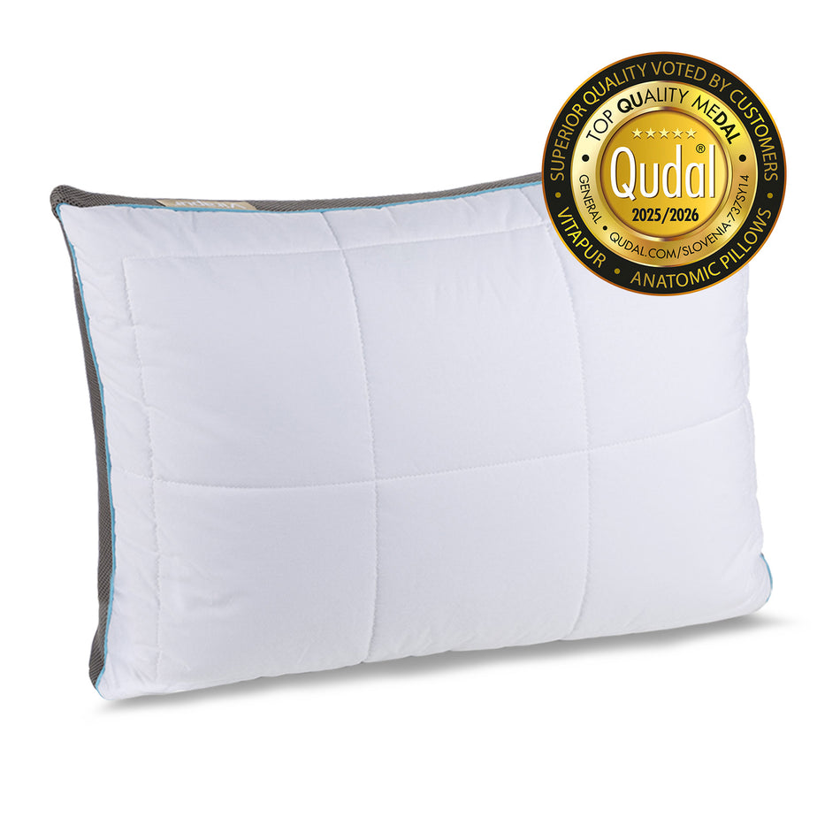 Vitapur MemoSilver Premium hibrīdspilvens — 50 x 70 cm