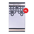 Pludmales dvielis Royalty White, 100 x 180 cm