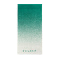 Pludmales dvielis Ombre Green, 80 x 160 cm