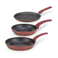 3 daļu Rosmarino Lava Stone Grape pannu komplekts