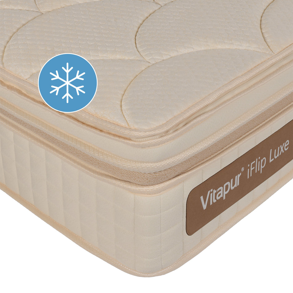 Vitapur premium hibrīda matracis iFlip Luxe – 35 cm