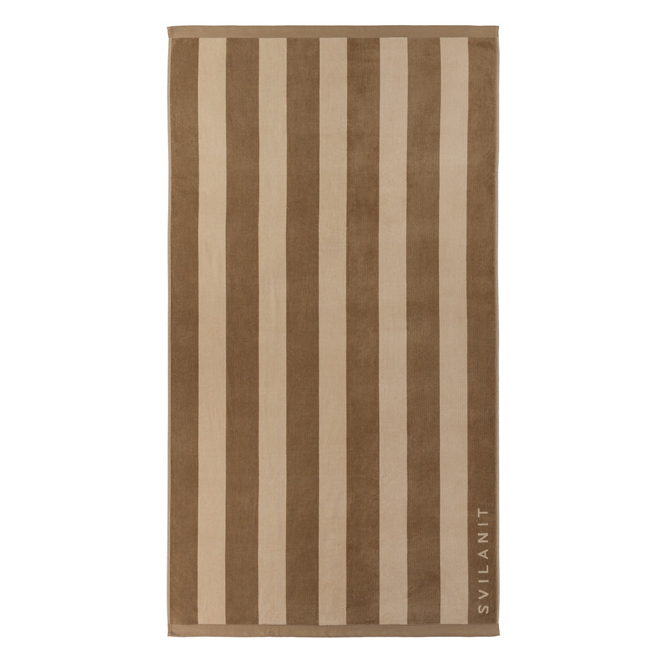 Svilanit premium liels pludmales dvielis Nude, 100 x 180 cm