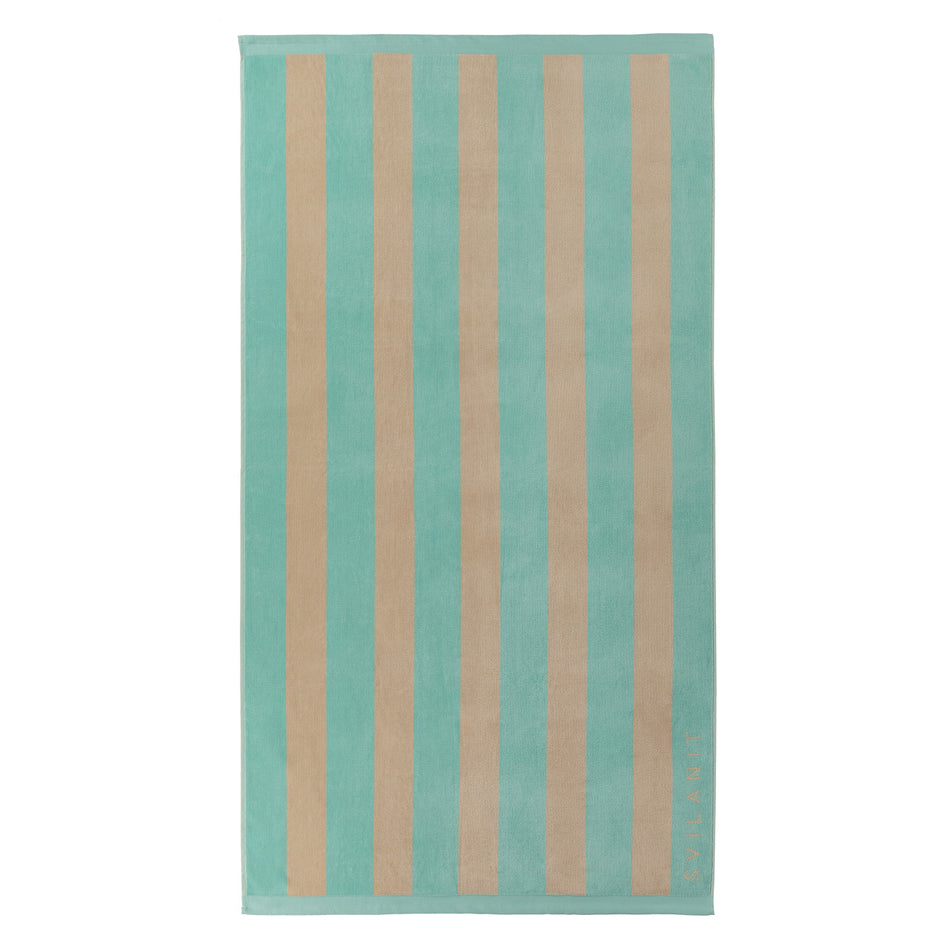 Svilanit premium liels pludmales dvielis Mint, 100 x 180 cm