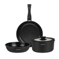 5 daļu virtuves trauku komplekts ar noņemamu rokturi Rosmarino Click&Cook