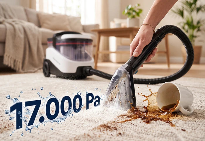 Izcila DeepClean sūkšanas jauda ātrai žāvēšanai