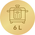 6 L ietilpība